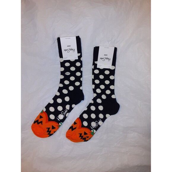 Happy Socks One Size Halloween Socks 2 pair lot NWT - Picture 1 of 5